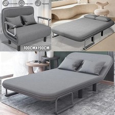 Double Fabric Sofa Bed Sleeper