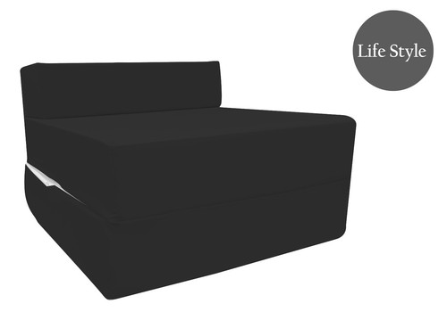 Fold out single chair - out, bed